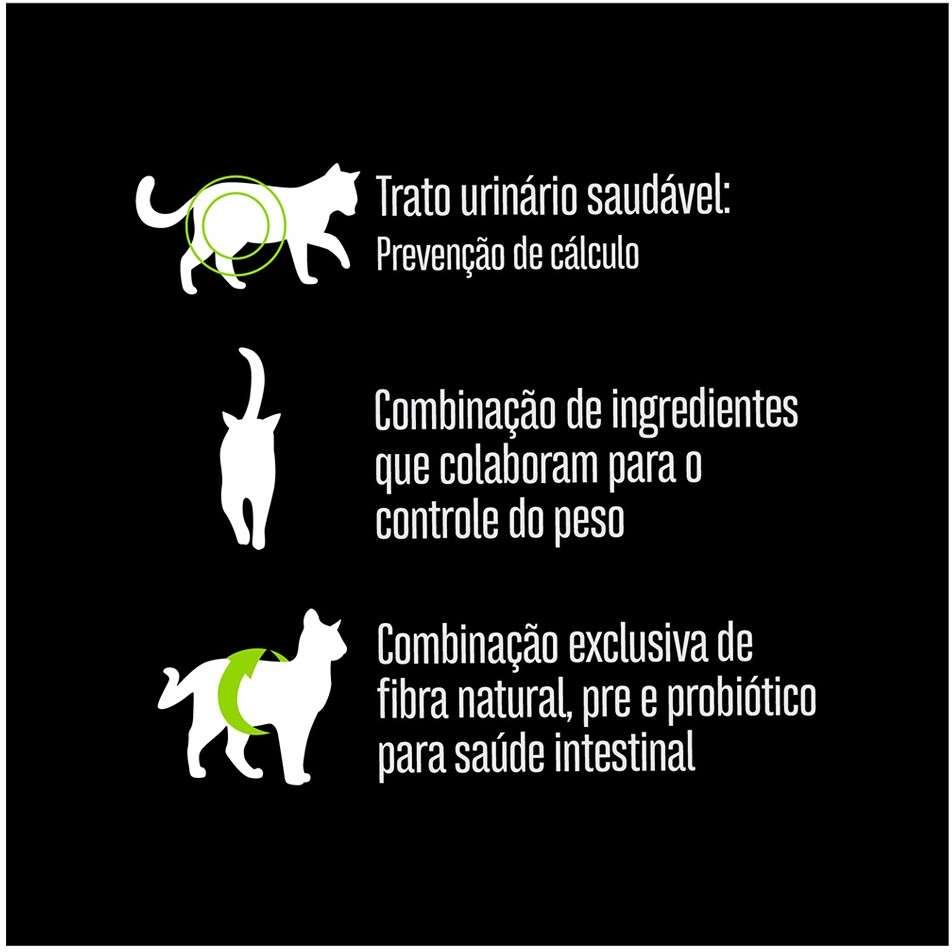 Ração Seca Equilíbrio Frango para Gatos Castrados - 1,5Kg