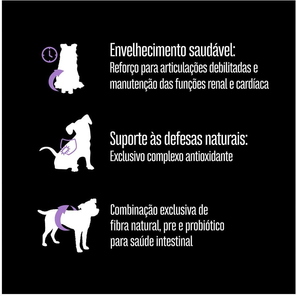 Ração Seca Equilíbrio Sênior Frango para Cães Idosos de Porte Pequeno - 7,5Kg