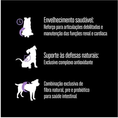 Ração Seca Equilíbrio Sênior Frango para Cães Idosos de Porte Pequeno