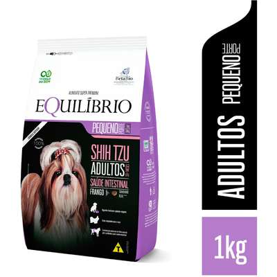 Ração Seca Equilíbrio Shih Tzu Frango para Cães Adultos de Porte Pequeno