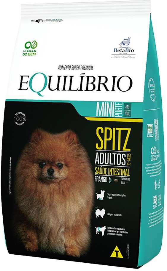 Ração Seca Equilíbrio Spitz Frango para Cães de Porte Pequeno - 2,5Kg