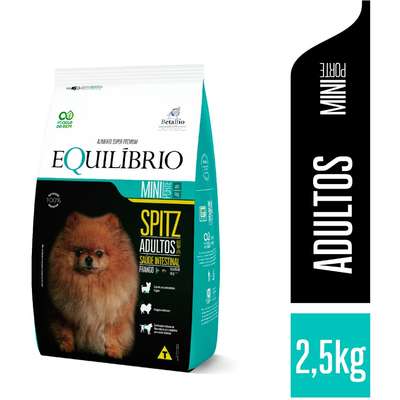 Ração Seca Equilíbrio Spitz Frango para Cães de Porte Pequeno