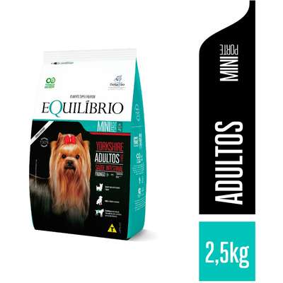 Ração Seca Equilíbrio Yorkshire Frango para Cães Adultos de Porte Mini