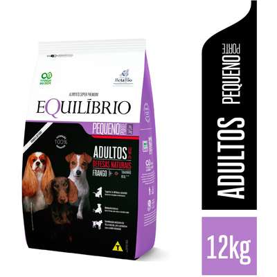 Ração Seca Equilíbrio Frango para Cães Adultos de Porte Pequeno