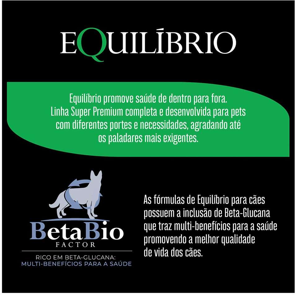 Ração Seca Equilíbrio Frango para Cães Adultos de Porte Médio - 2,5Kg