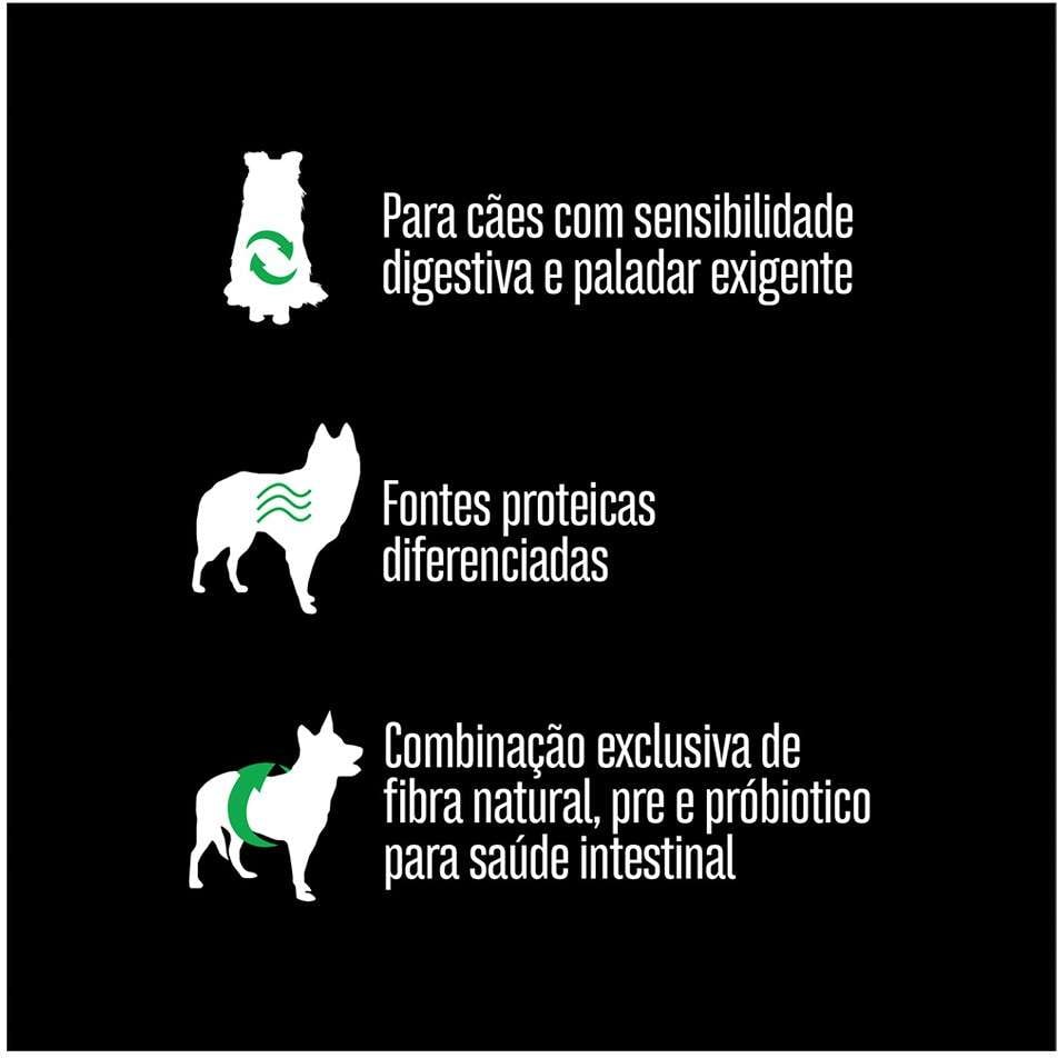 Ração Seca Equilíbrio Sensível Cordeiro para Cães Adultos de Porte Médio - 2,5Kg