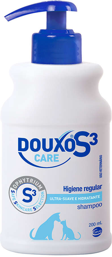Shampoo Ceva Douxo S3 Care para Cães e Gatos - 200 mL