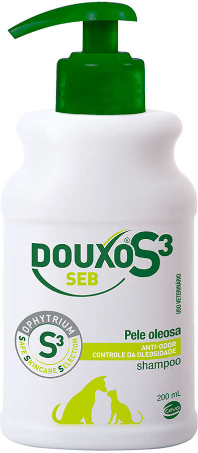 Shampoo Ceva Douxo S3 Seb para Cães e Gatos - 200 mL
