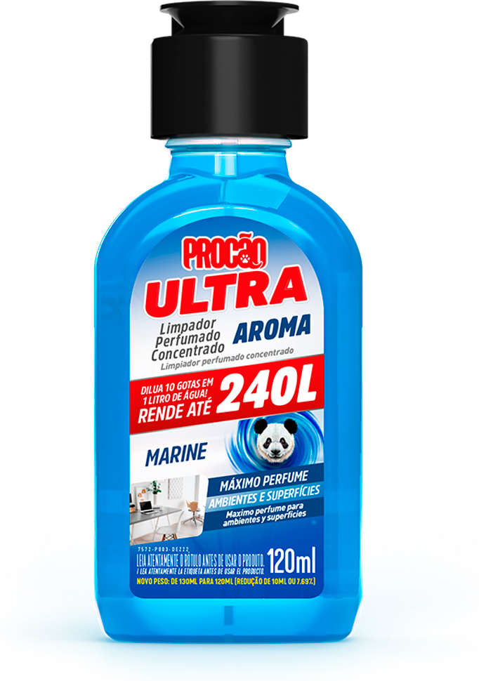 Odorizante Procão Concentrado Ultra Aroma Marine para Ambientes - 120 mL