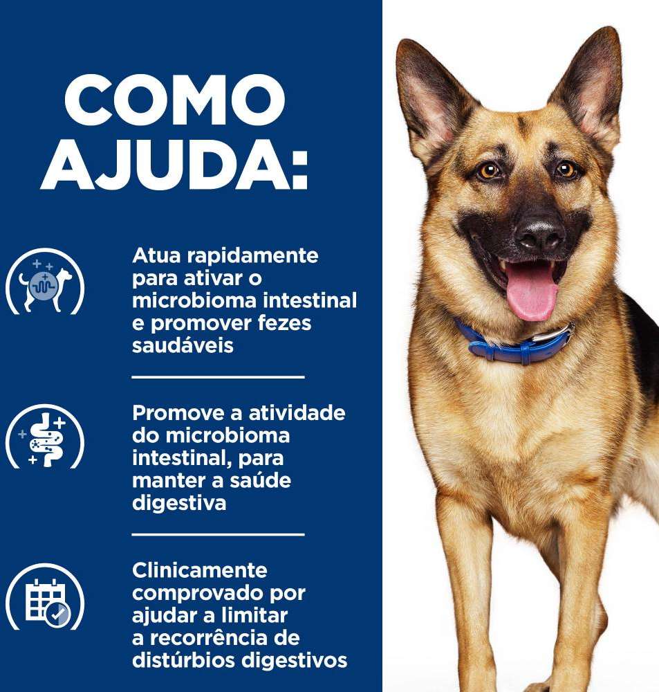 Ração Seca Hill's Prescription Diet Gastrointestinal Biome para Cães Adultos - 3,6Kg