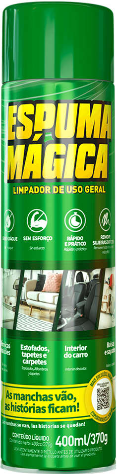 Limpador Espuma Mágica Aerossol - 400 mL