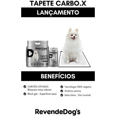 Tapete Higiênico Dog's Care Carbox para Cães Filhotes e Adultos