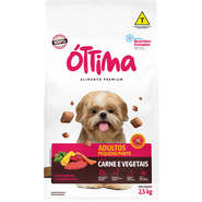 Ração Seca Óttima Carne e Vegetais para Cães de Porte Pequeno - 2,5Kg