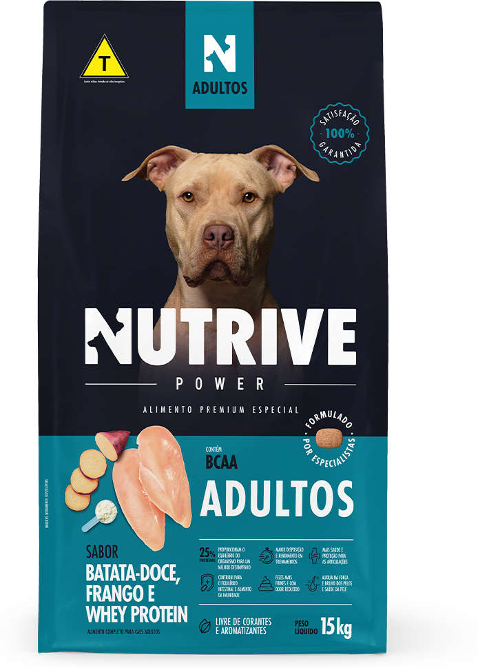 Ração Seca Nutrive Power para Cães Adultos - 15Kg