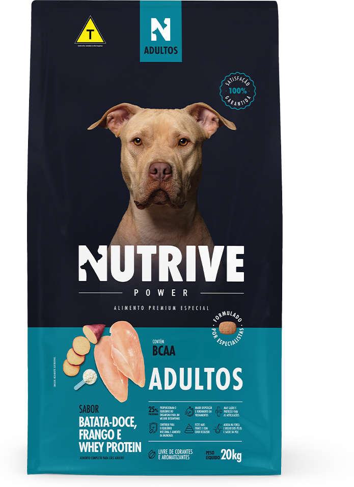 Ração Seca Nutrive Power para Cães Adultos - 20Kg