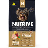 Ração Seca Nutrive Select Frango e Arroz para Cães Sênior Porte Pequeno - 10,1Kg