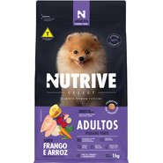 Ração Seca Nutrive Select Frango e Arroz para Cães Adultos Porte Pequeno - 1Kg