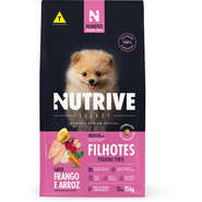 Ração Seca Nutrive Select Frango e Arroz para Cães Filhotes Porte Pequeno - 15Kg