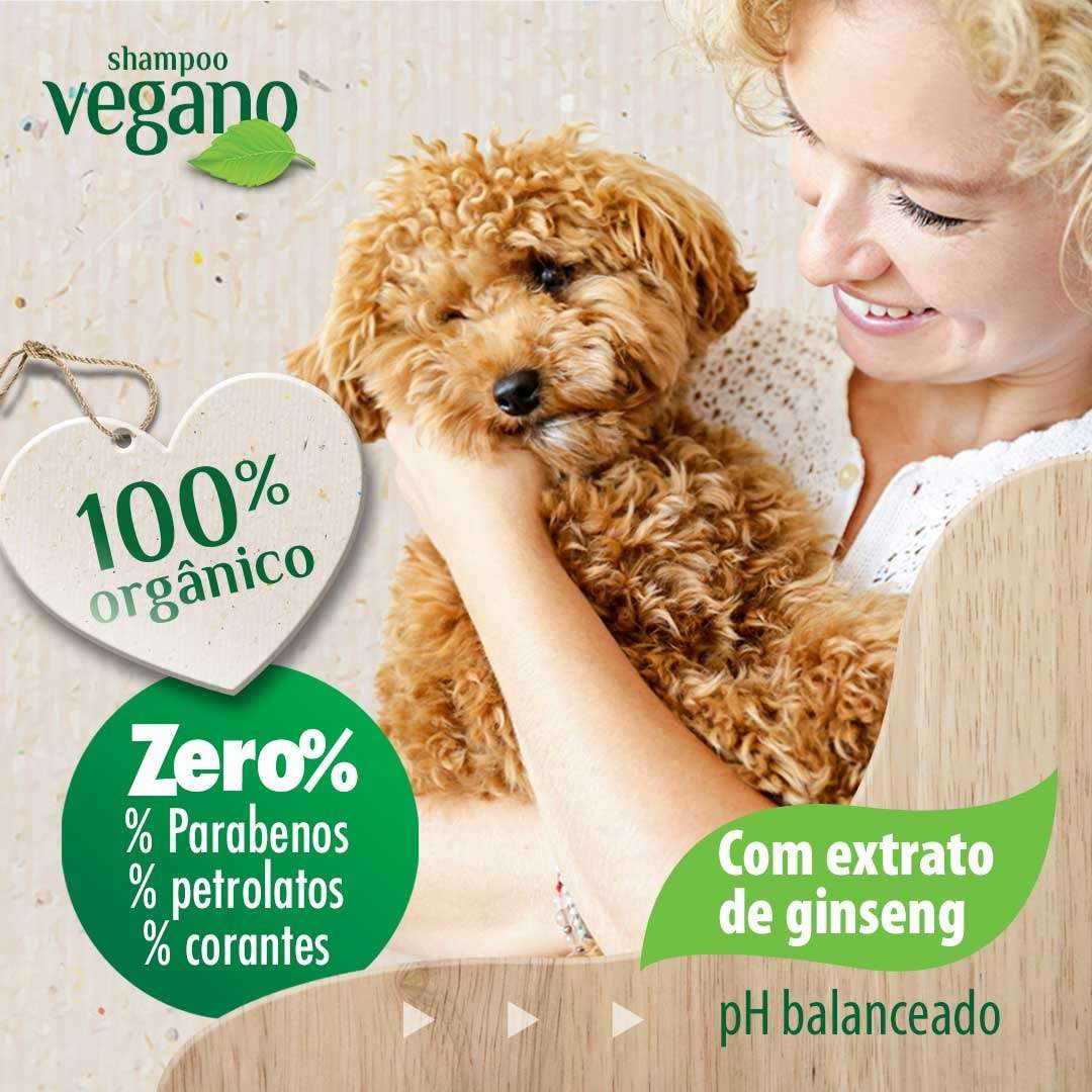 Shampoo Bellokão Vegano Detox Extrato de Ginseng e Aloe Vera - 500 mL