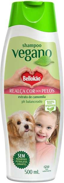 Shampoo Bellokão Vegano Realça Cor dos Pelos Camomila - 500 mL