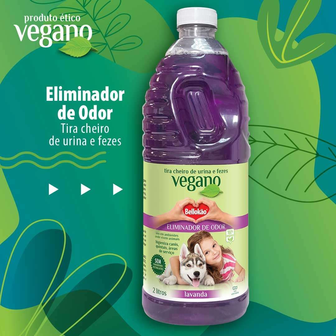 Eliminador de Odor Bellokão Vegano Lavanda - 2 Litros