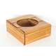 Comedouro Madeira com Bowl em Inox Modelo 2
