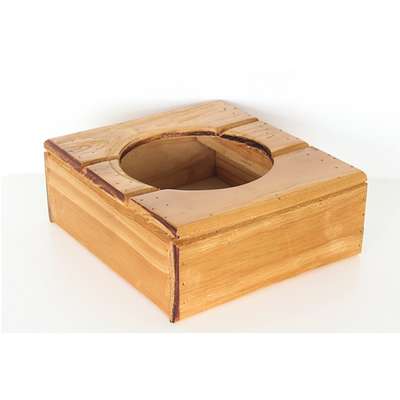 Comedouro Madeira com Bowl em Inox Modelo 2