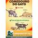 Comedouro Madeira com Bowl em Inox Modelo 2