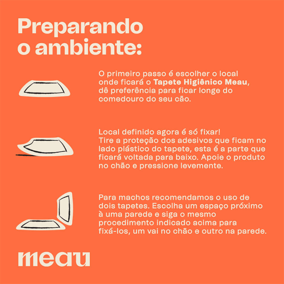 Tapete Higiênico Meau Cheirinho Cítrico Slim para Cães - 30 Unidades