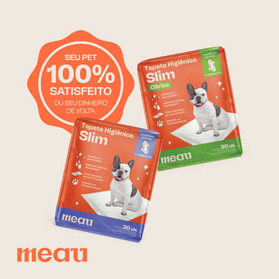 アデレイslimメソッド3本 Tapete Higiênico Meau Cheirinho Cítrico Slim para cachorro 120