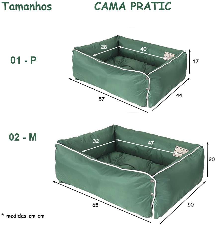 Cama Pickorruchos Militar Pratic - Tam. 03