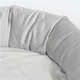 Cama Lush Cinza com Tag Caramelo para Gatos