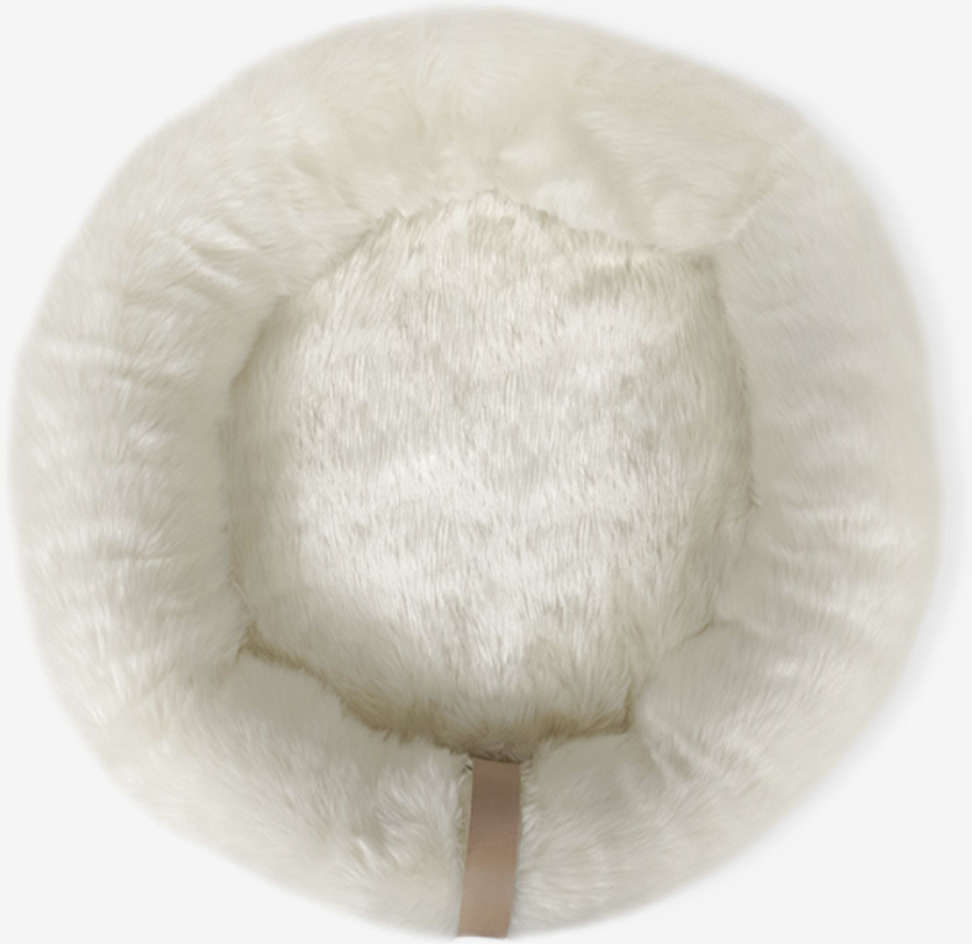 Cama Soft Wool Smartbed Off-White com Tag Fendi para Gatos - Tam. Único