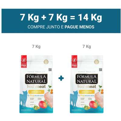 Ração Seca Fórmula Natural Fresh Meat Frango para Gatos Adultos