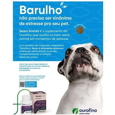 Suplemento Alimentar Ourofino Seren Snacks para Cães