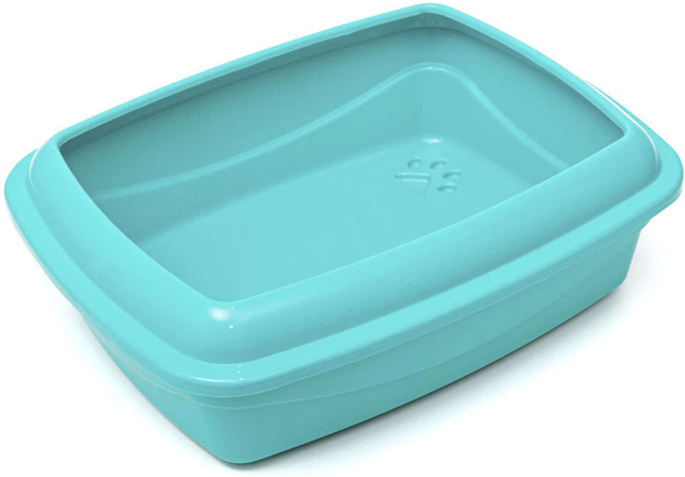 Bandeja Higiênica Pet Injet Master Cat Com Borda Design Tiffany - Tam. Único