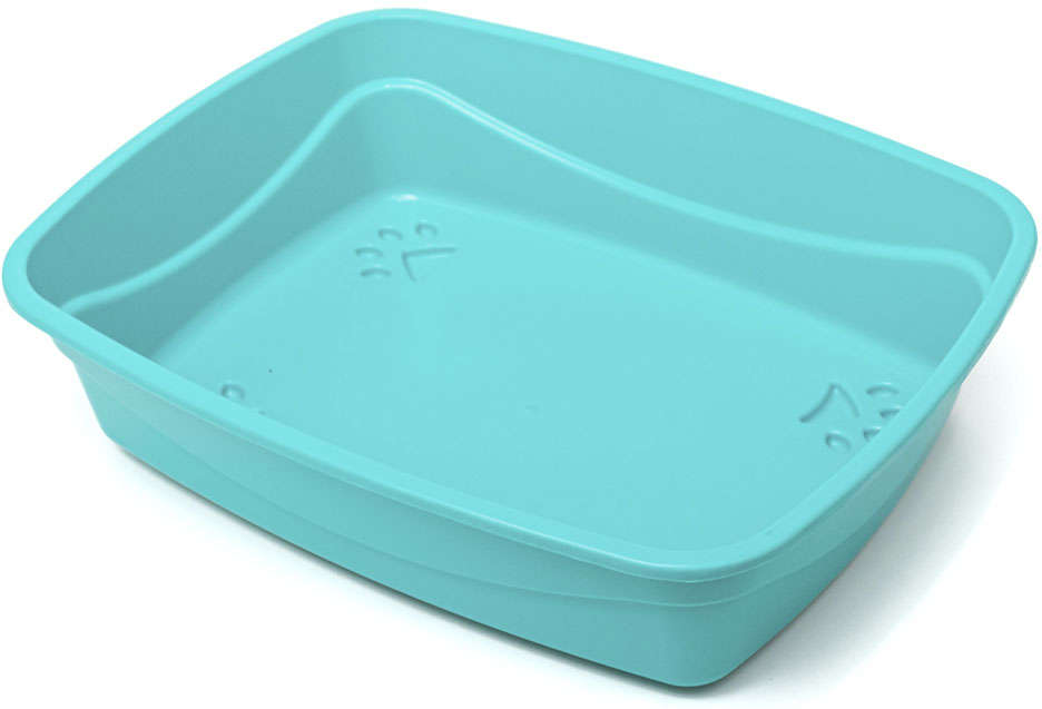 Bandeja Higiênica Pet Injet Master Cat Com Borda Design Tiffany - Tam. Único