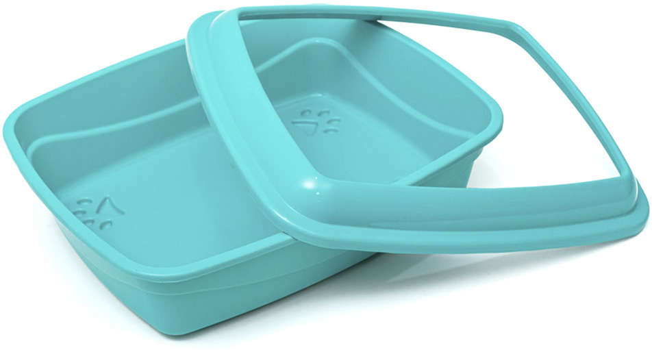 Bandeja Higiênica Pet Injet Master Cat Com Borda Design Tiffany - Tam. Único