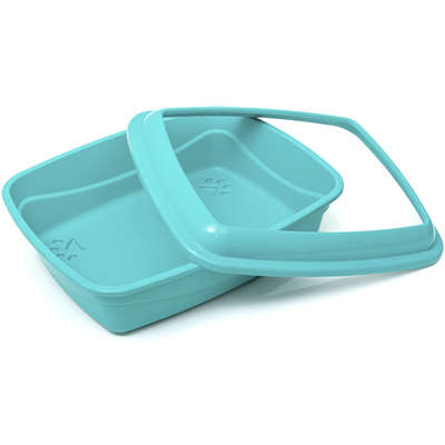 Bandeja Higiênica Pet Injet Master Cat Com Borda Design Tiffany