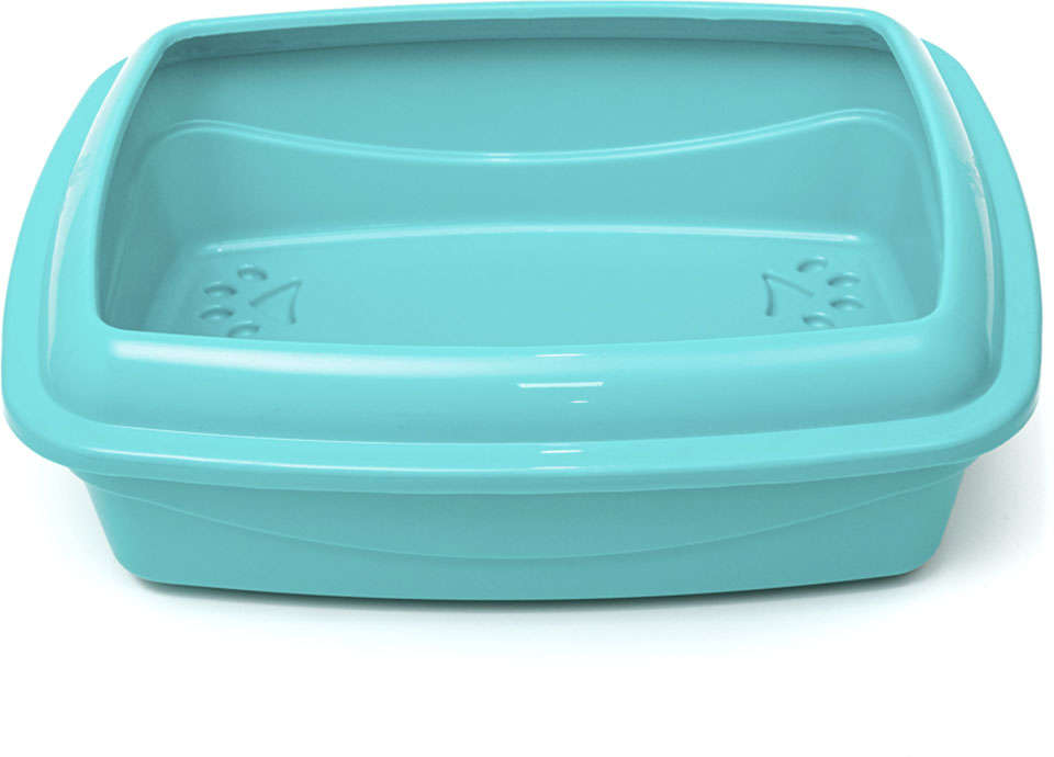 Bandeja Higiênica Pet Injet Master Cat Com Borda Design Tiffany - Tam. Único