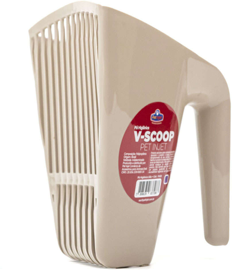Pá Higiênica Pet Injet V Scoop Furba Design Nude - Tam. Único