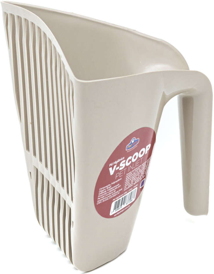 Pá Higiênica Pet Injet V Scoop Furba Design Nude - Tam. Único