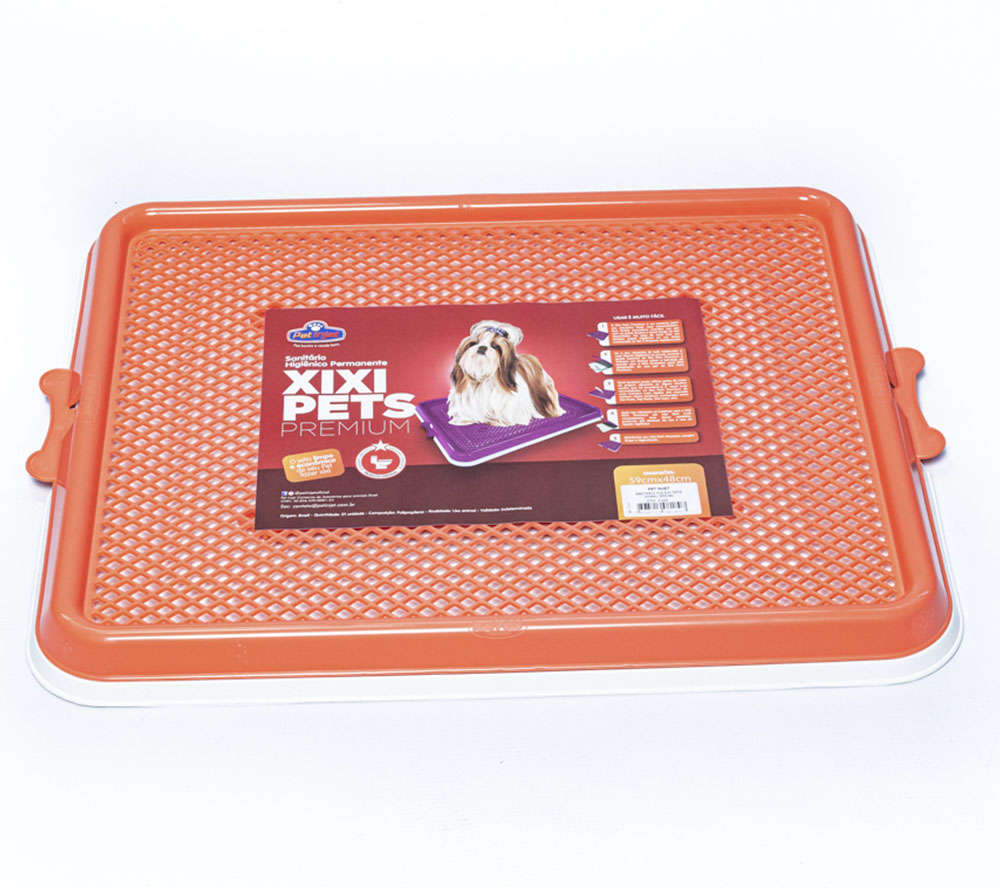 Sanitário Higiênico Pet Injet Xixi Pets Design Coral - Tam. Único