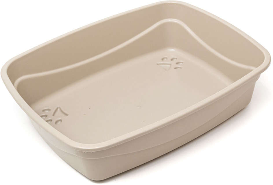 Bandeja Higiênica Pet Injet Master Cat Com Borda Design Nude - Tam. Único