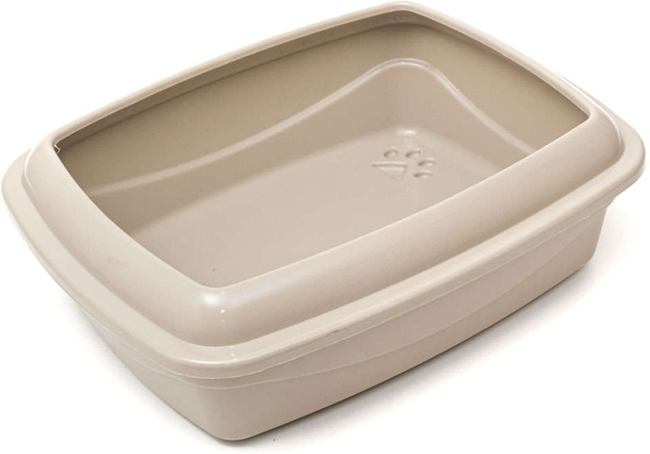 Bandeja Higiênica Pet Injet Master Cat Com Borda Design Nude - Tam. Único
