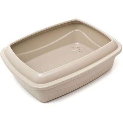 Bandeja Higiênica Pet Injet Master Cat Com Borda Design Nude