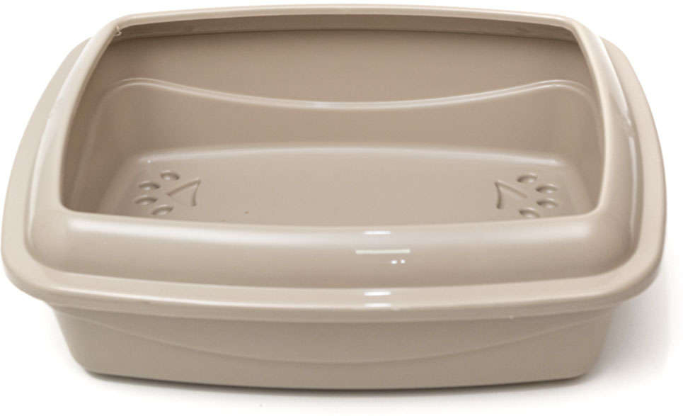Bandeja Higiênica Pet Injet Master Cat Com Borda Design Nude - Tam. Único