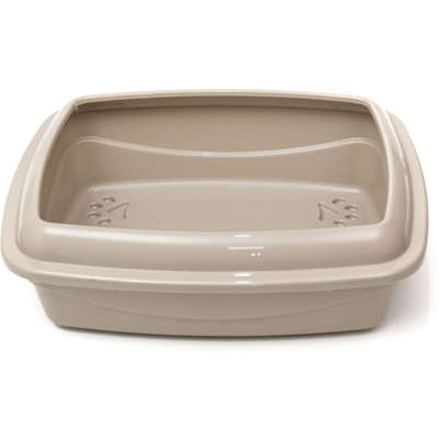 Bandeja Higiênica Pet Injet Master Cat Com Borda Design Nude