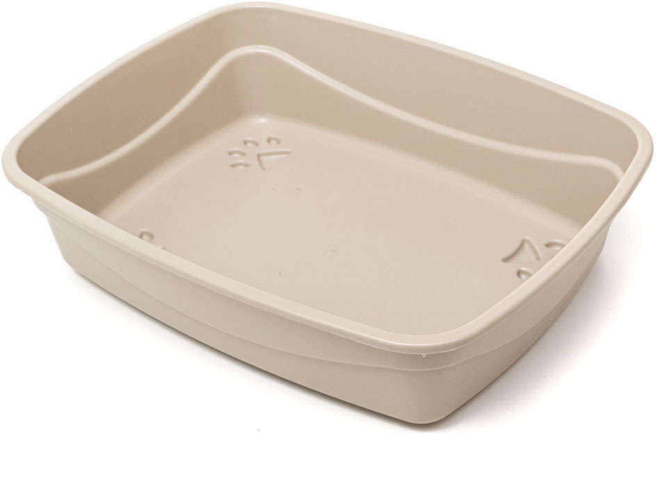 Bandeja Higiênica Pet Injet Master Cat Com Borda Design Nude - Tam. Único