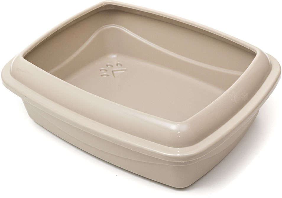 Bandeja Higiênica Pet Injet Master Cat Com Borda Design Nude - Tam. Único